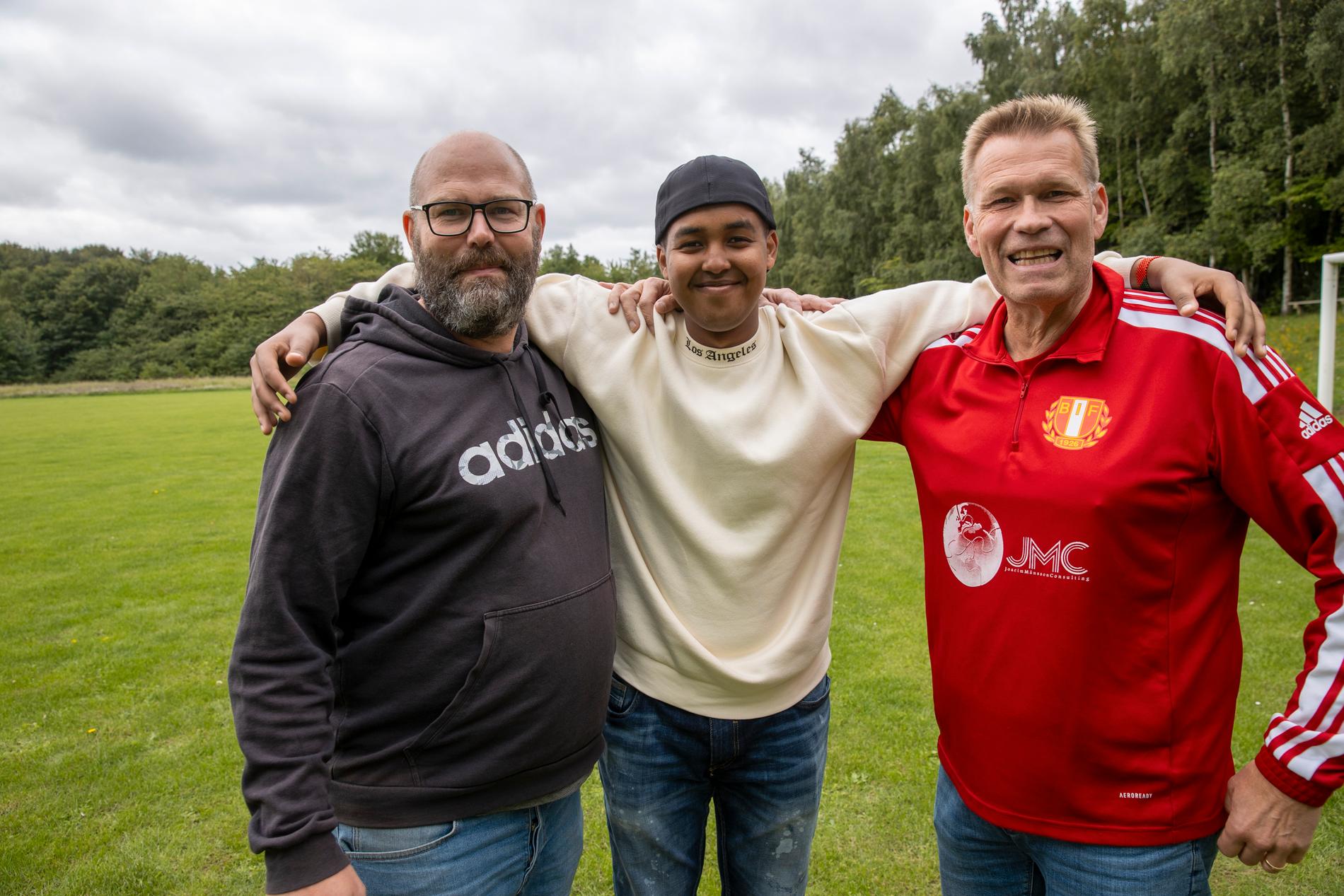 Peter Nilsson, 49, Abdirahman ”Abdi” Worsome, 15 och Björn ”Nicke” Månsson, 57.