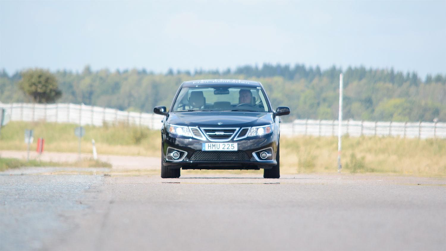 Det må se ut som gamla Saab 9-3, men är Nevs nya elektriska Saab.