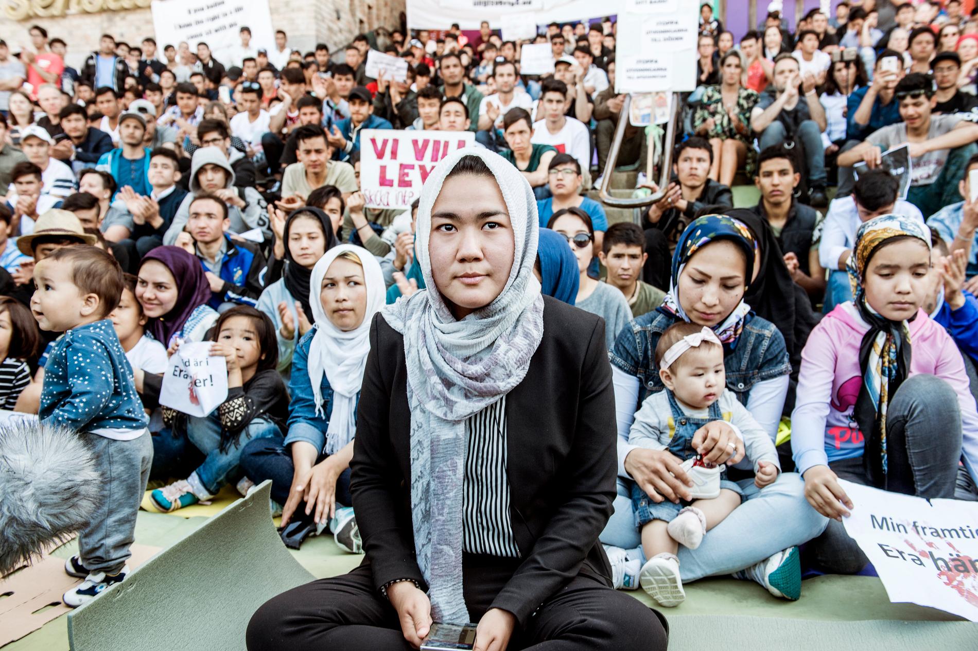 Fatemeh Khavari är talesperson för nätverket Ung i Sverige, som förra året genomförde en uppmärksammad manifestation för att stoppa utvisningar till Afghanistan.