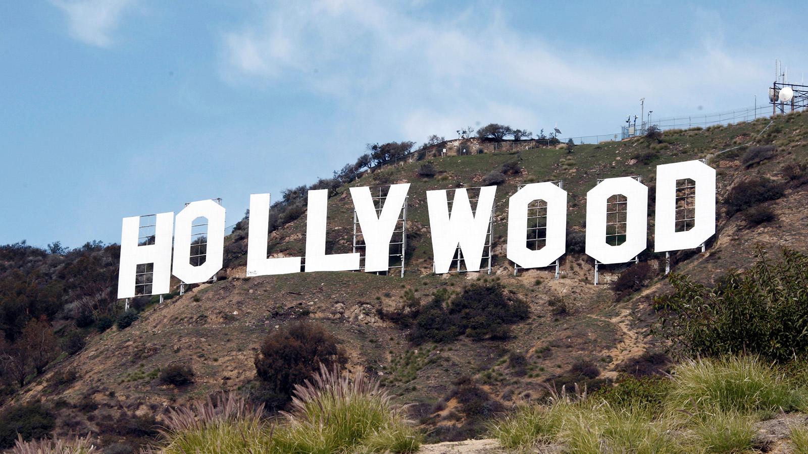 Den berömda Hollywoodskylten i Hollywood Hills.
