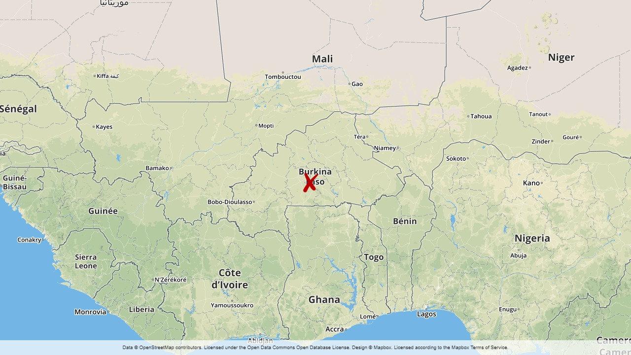 En person saknas fortfarande efter den våldsamma attacken i Burkina Faso.