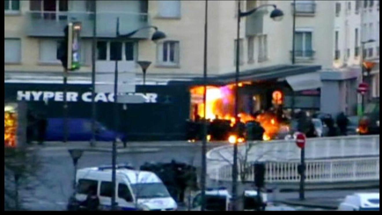 Attacken mot judiska butiken i Paris.