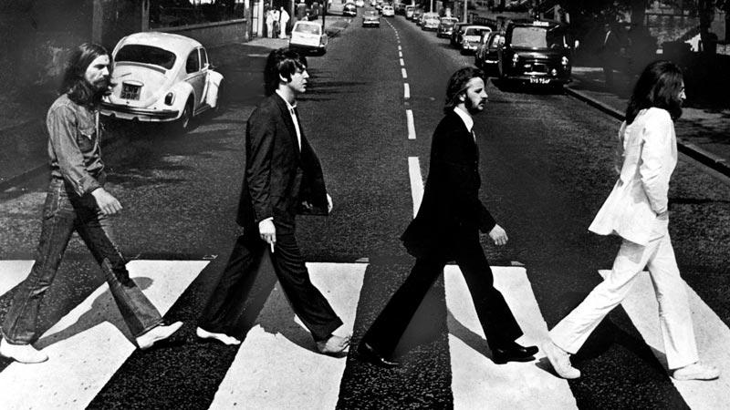 Det klassiska omslagsfotot av Beatles på Abbey Road togs 1969.