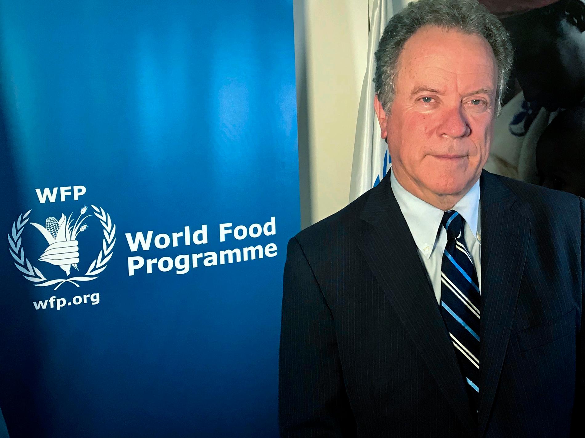 David Beasley, chef för FN:s livsmedelsprogram WFP. Arkivbild.