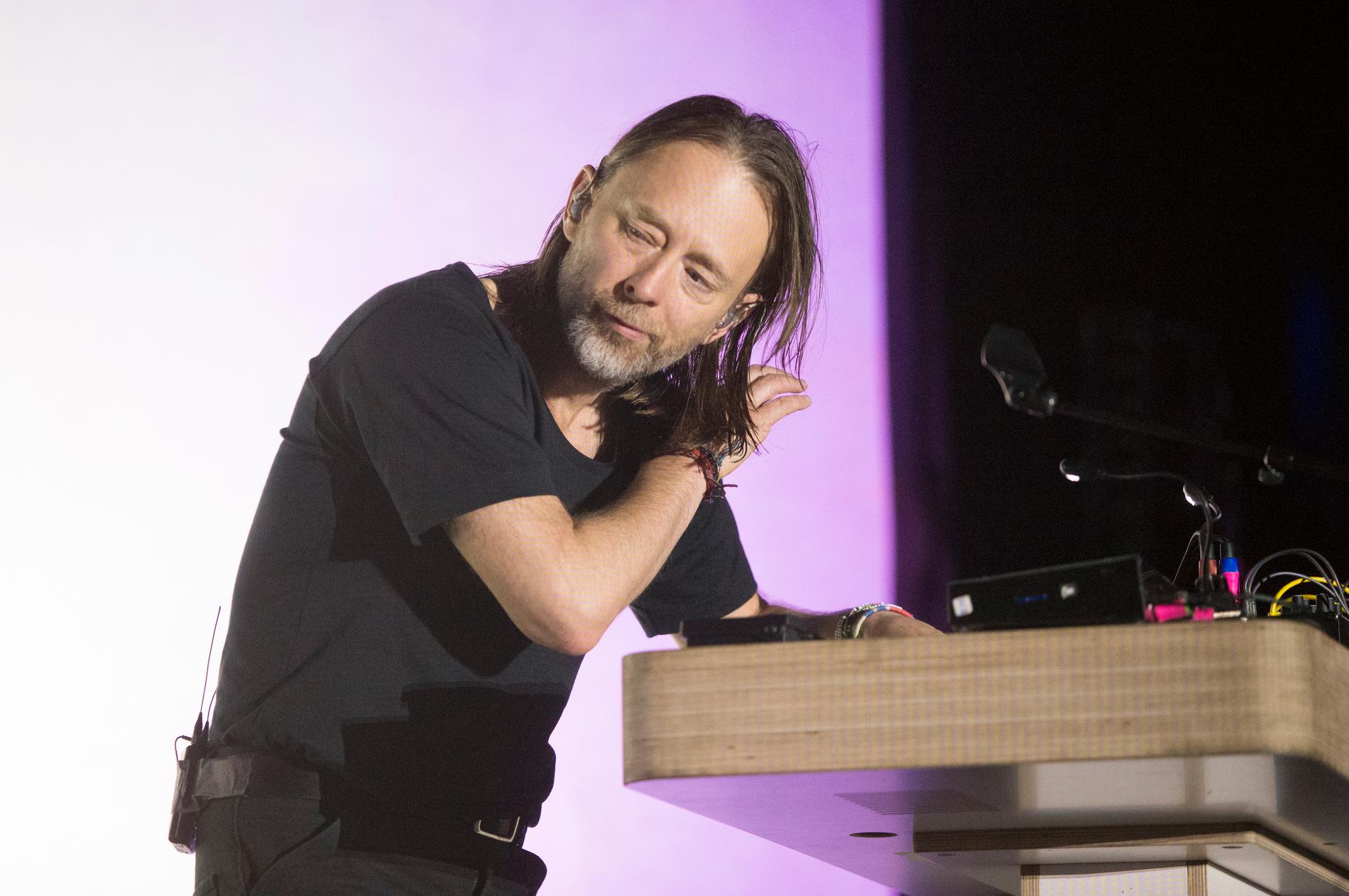 Thom Yorke från Radiohead är en av bandmedlemmarna i nya The Smile. Arkivbild.