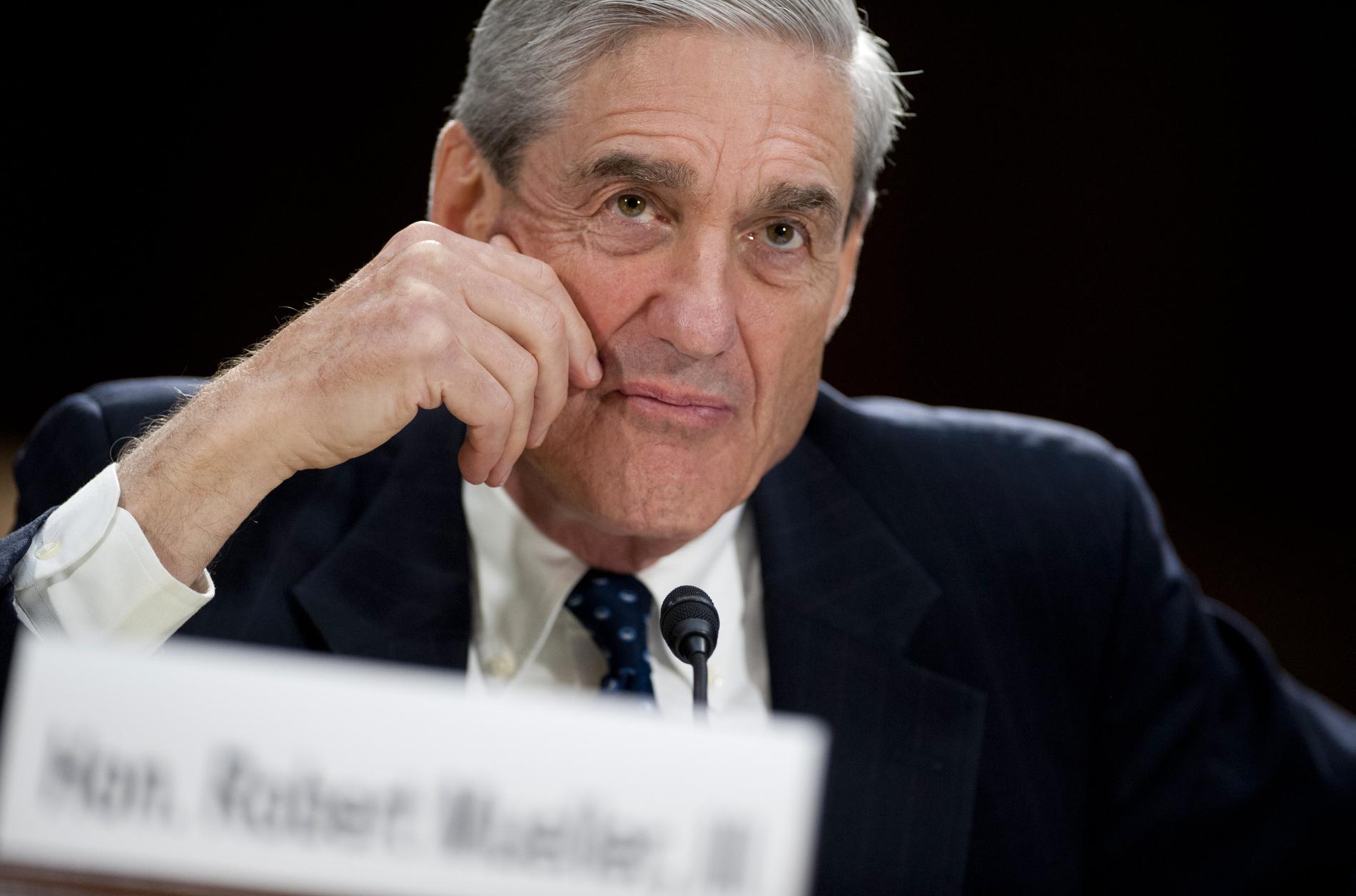 Den särskilde åklagaren och tidigare FBI-chefen Robert Mueller.
