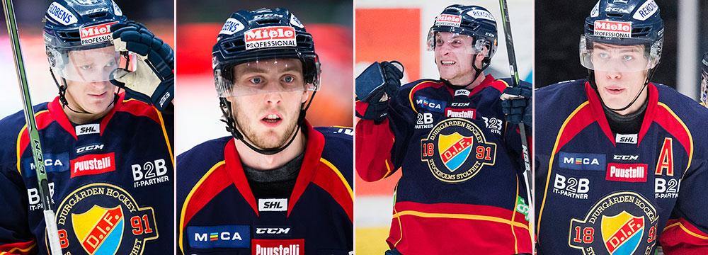 Marcus Sörensen, Robin Norell, Linus Hultström och Andreas Englund har skrivit NHL-kontrakt.
