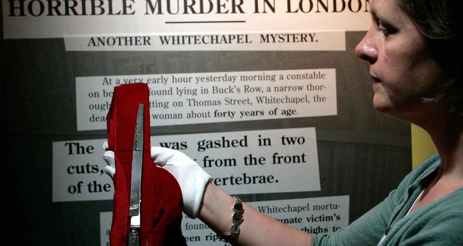 Kniven som ska ha använts av Jack The Ripper