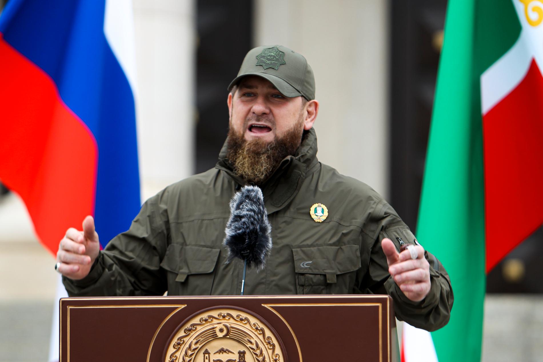 Tjetjeniens ledare Ramzan Kadyrov.