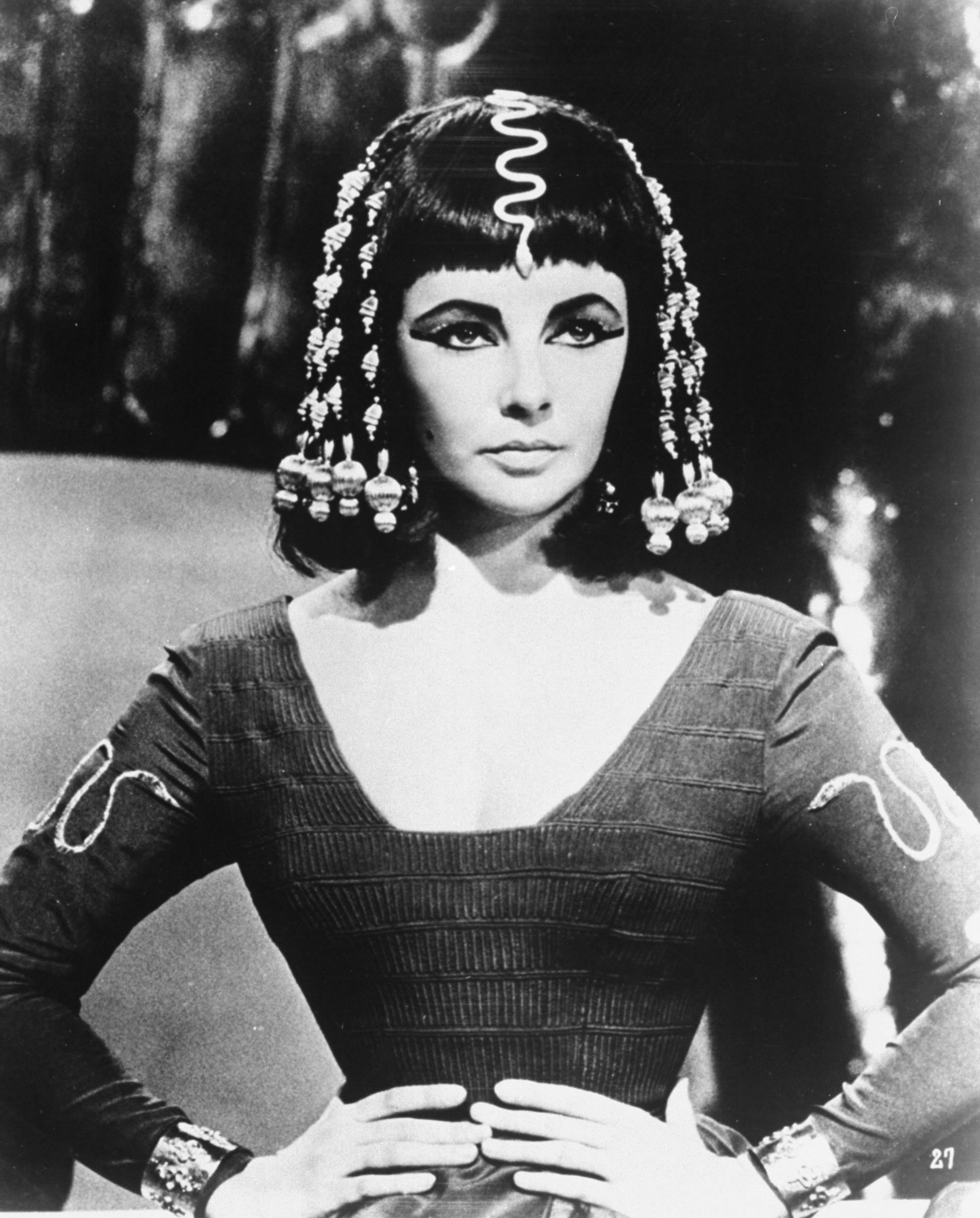 Elizabeth Taylor gjorde den hittills mest klassiska tolkningen i filmen ”Cleopatra” 1963.