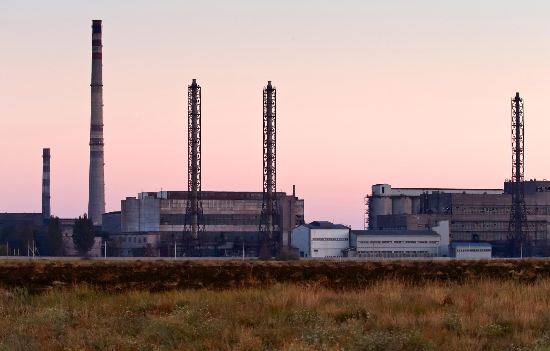 Kemifabriken Titan i Armyansk på Krimhalvön.