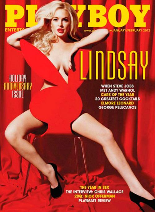 Lindsay Lohan fick sju miljoner för att kasta kläderna i Playboy.