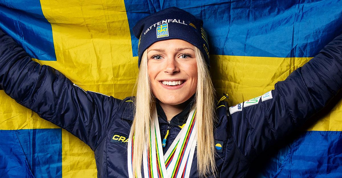 Frida Karlsson överraskade alla i VM.