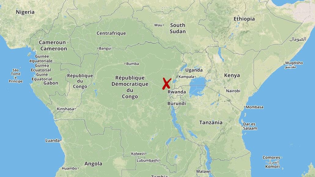 Provinsen Nordkivu där Kongo Kinshasas armé inlett en offensiv mot den islamistiska extremistgruppen ADF.