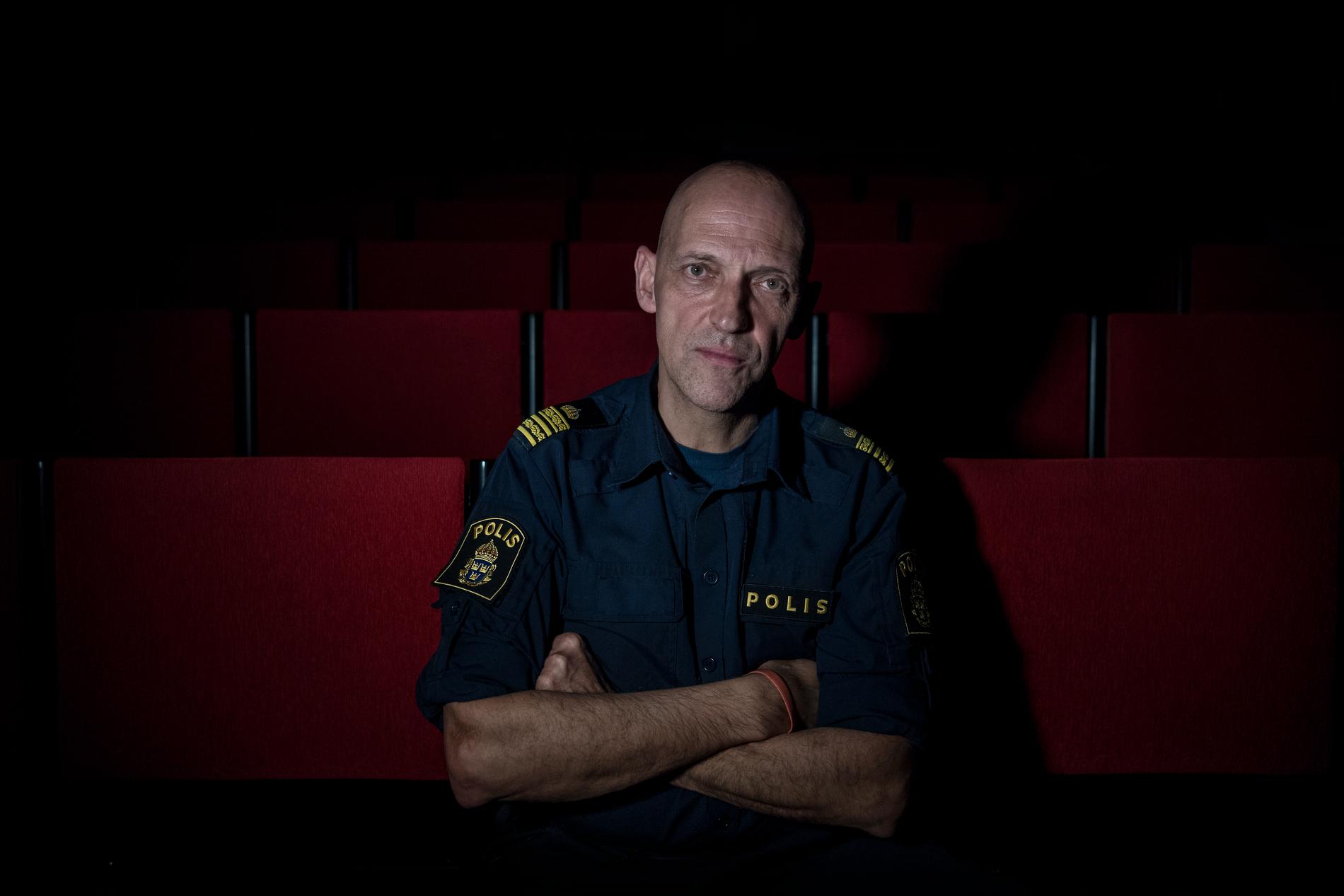 Polischefen Jale Poljarevius i Uppsala