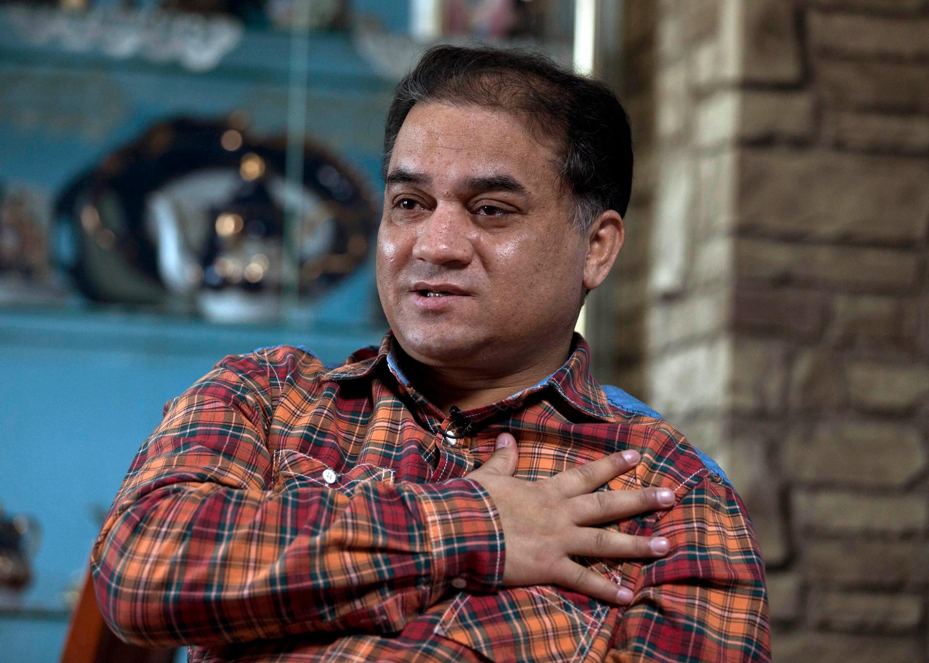 Uiguraktivisten Ilham Tohti, fängslad i Kina sedan 2014, får årets Sacharov-pris av EU-parlamentet. Arkivfoto.