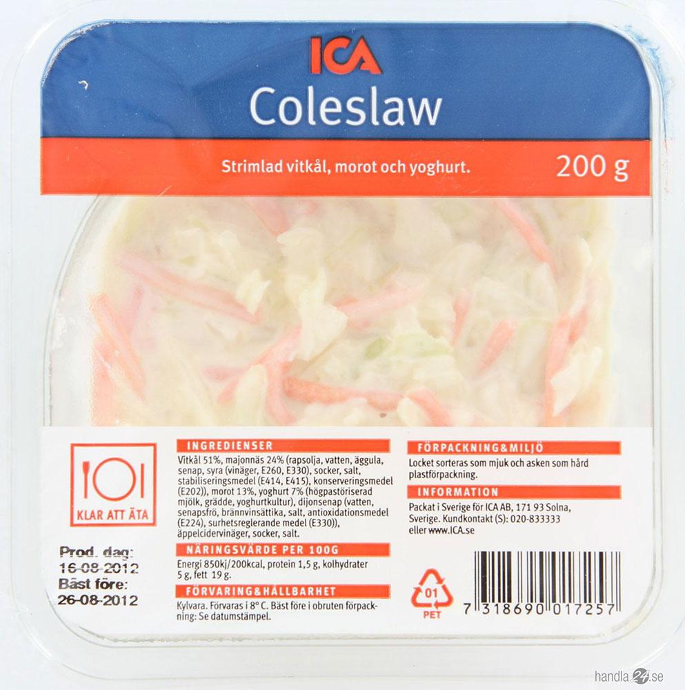 ICA Coleslaw.