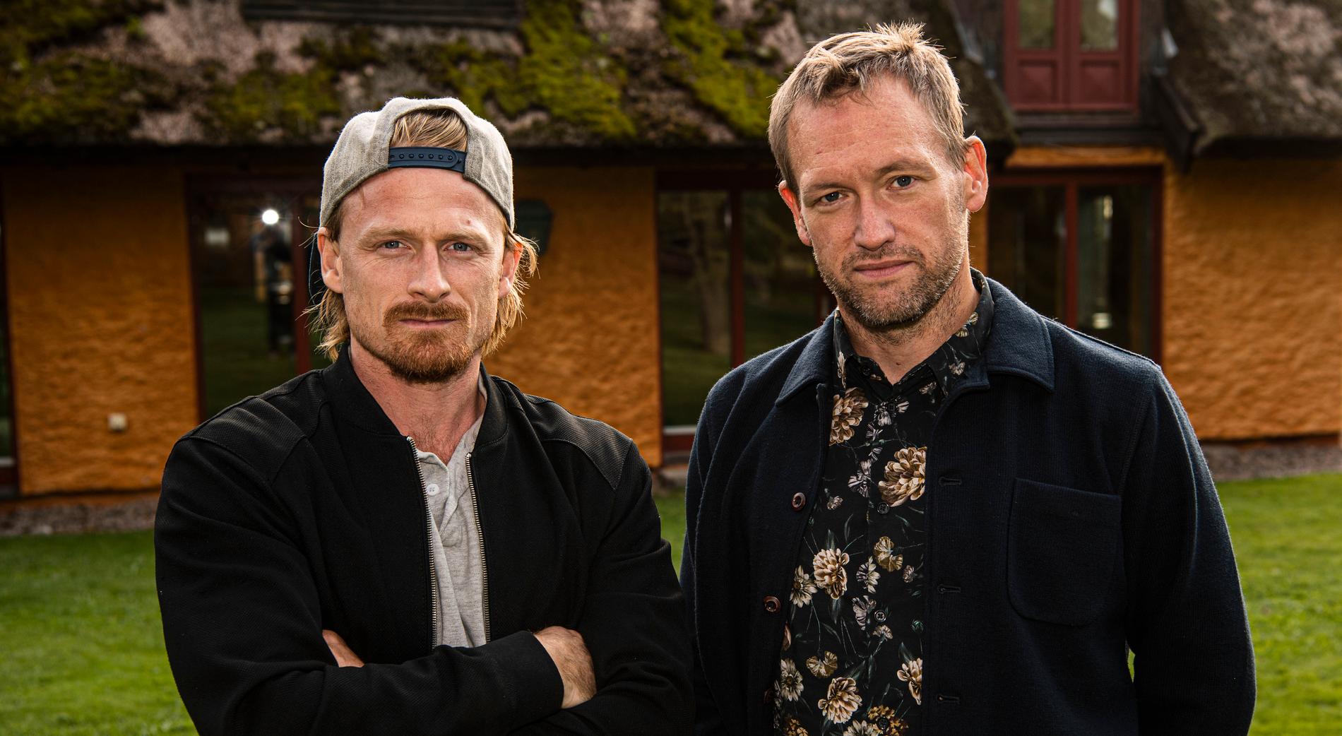 Fotograf Jimmy Wixtröm och reporter Torbjörn Ek, Aftonbladets team på plats i Båstad för ”Mästarnas mästare”.