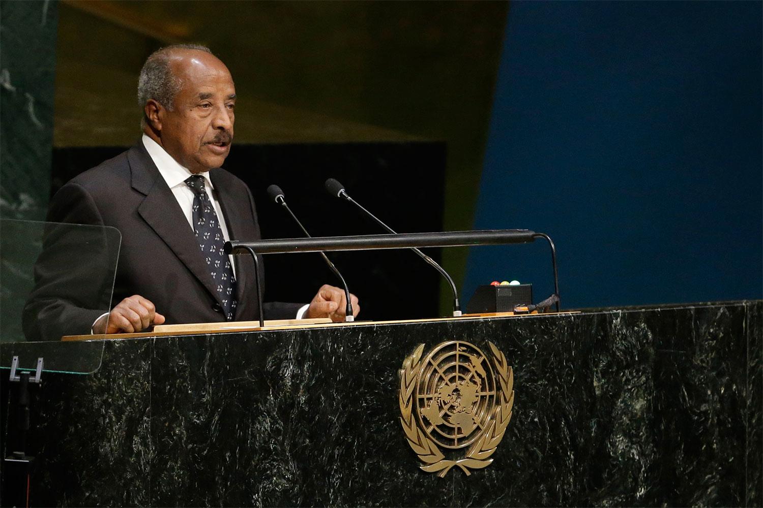 Eritreas utrikesminister Osman Saleh.