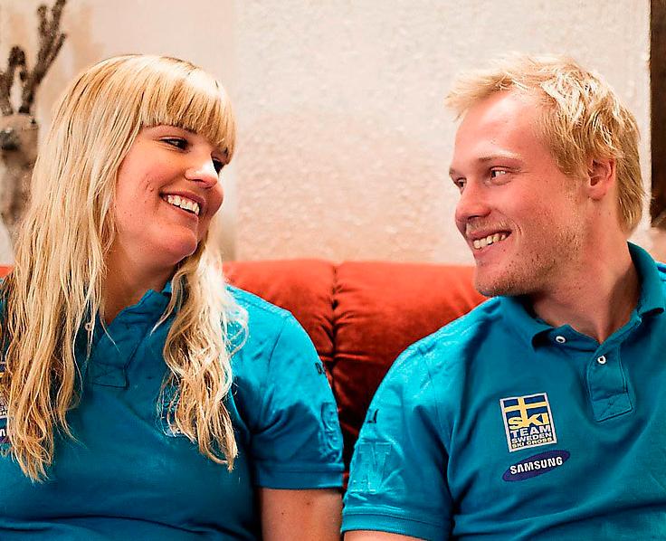 Skicrossstjärnorna Anna Holmlund och Victor Öhling Norberg är ett par (bilden är från 2014).