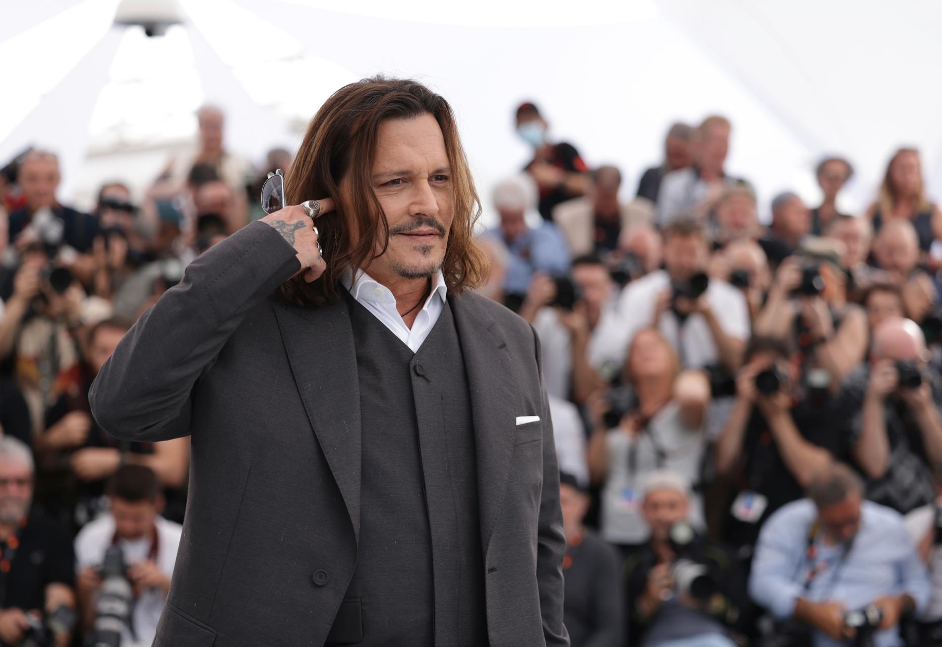 Johnny Depp på filmfestivalen i Cannes. 