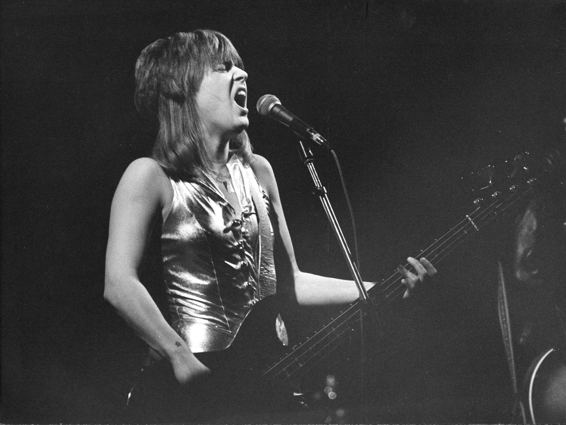 Suzi Quatro i Stockholm 1979.