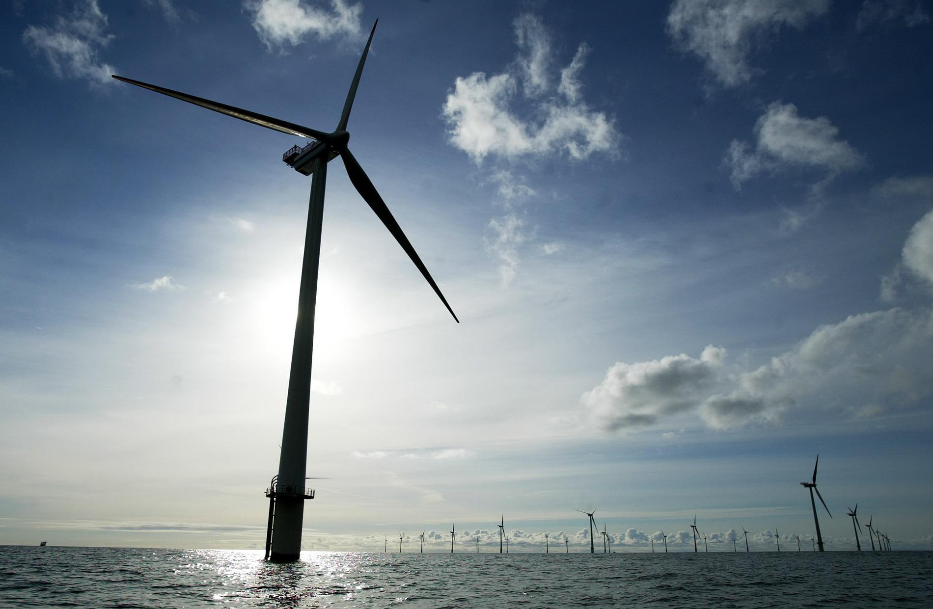 Vindkraftverk till havs är något Sverige bör satsa på, skriver Miljöpartiet på DN Debatt. Arkivbild.