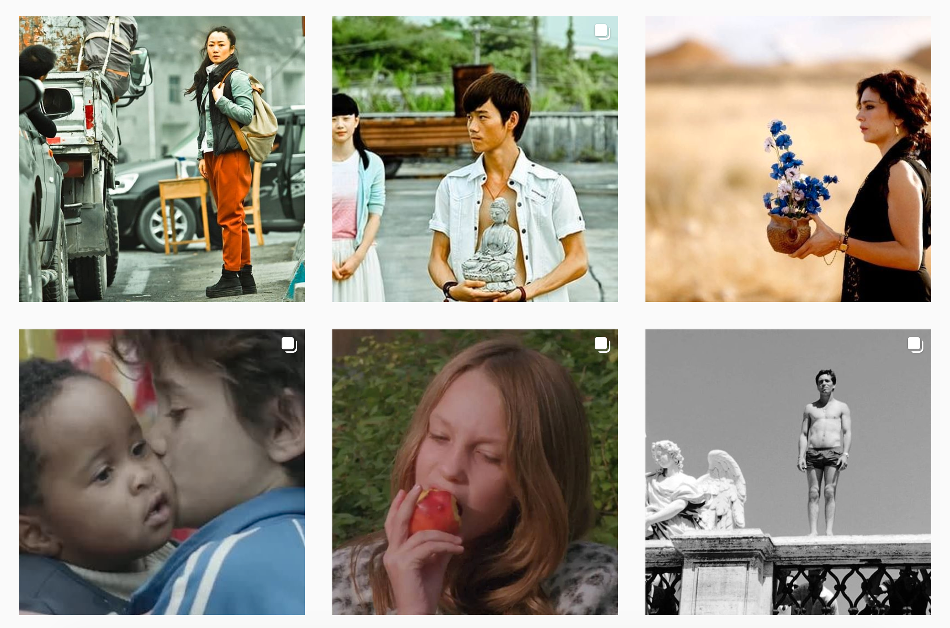 Exempel på filmer som visas. Instagram har blivit ett viktigt marknadsföringsverktyg för Hypnos.