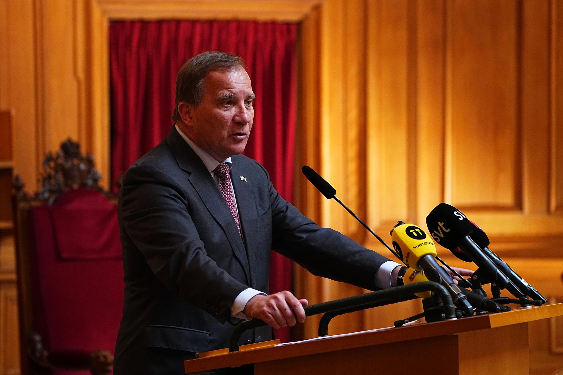 Stefan Löfvens besked var att han vill återinsättas som statsminister, men bara om om Socialdemokraternas budgetförslag går igenom