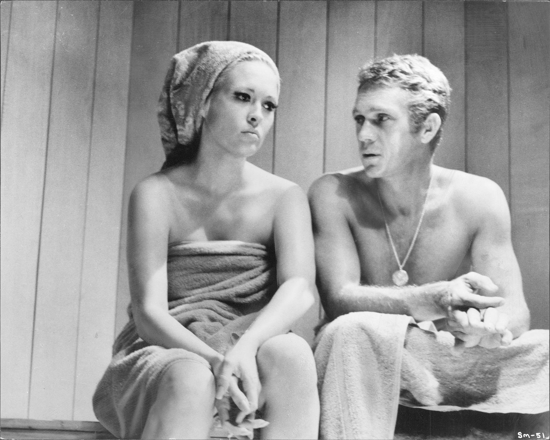 Faye Dunaway och Steve McQueen i ”Äventyraren Thomas Crown” (1968).