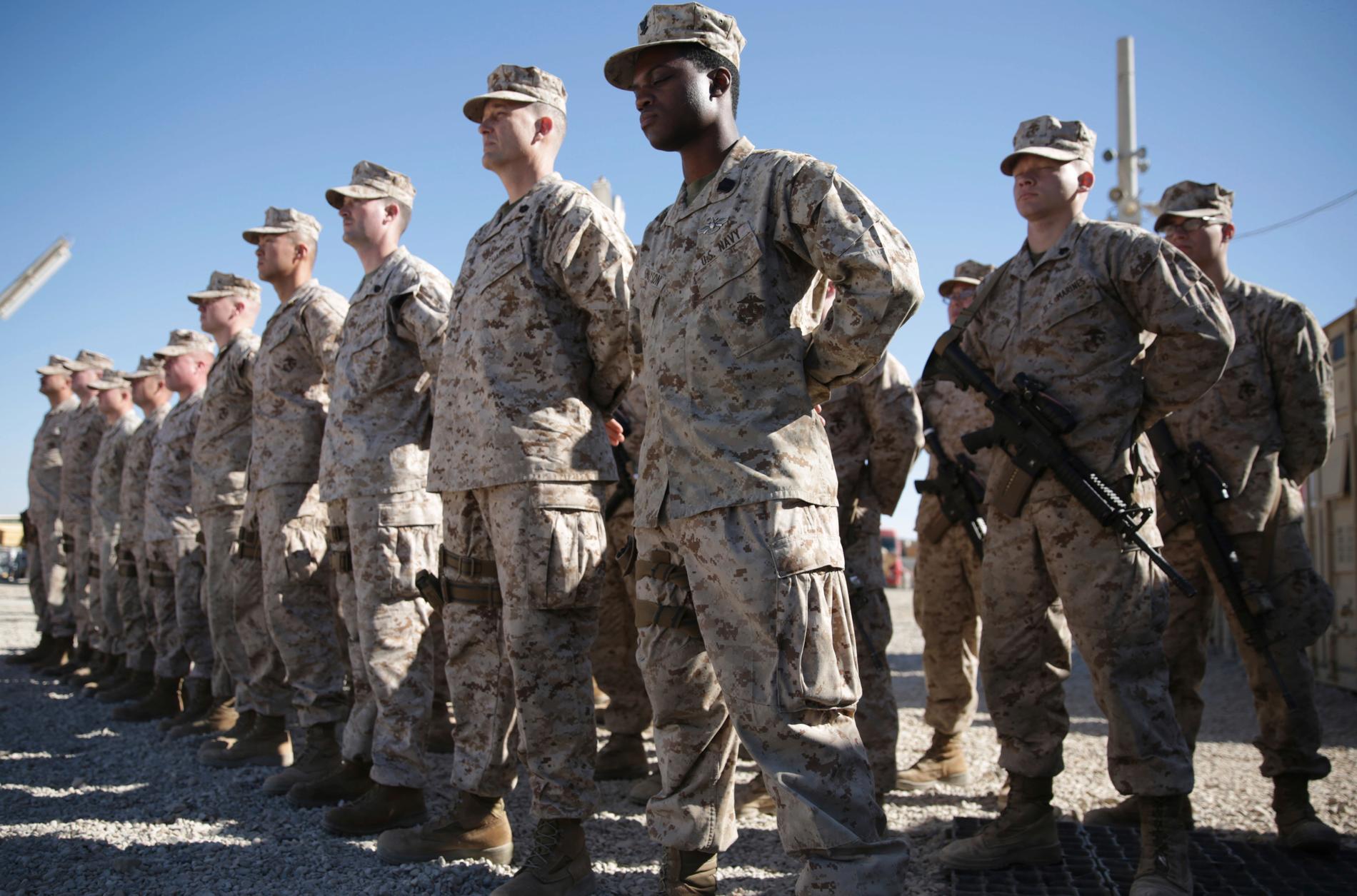 Amerikanska soldater i Afghanistan. 