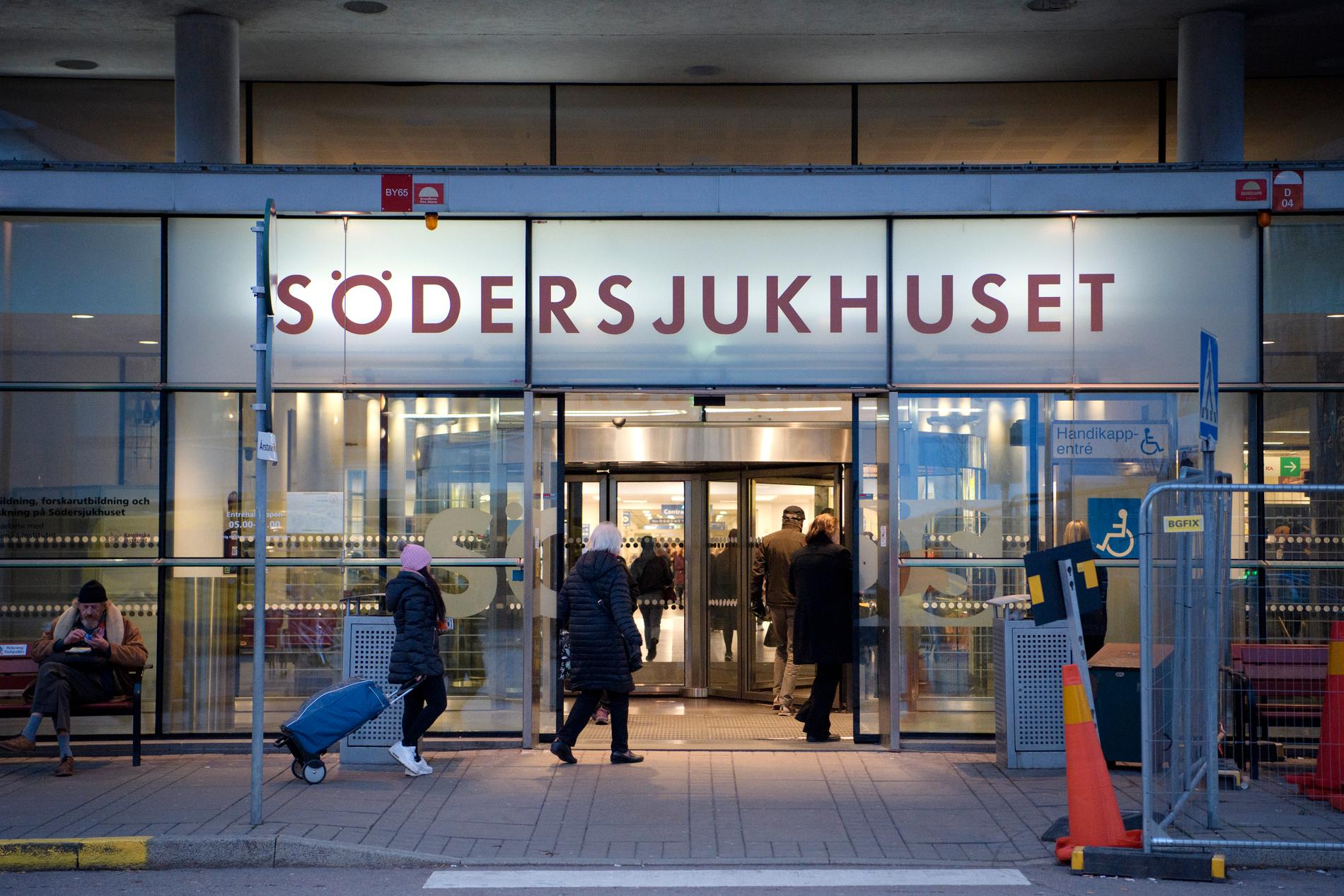 Södersjukhuset på Södermalm i Stockholm.