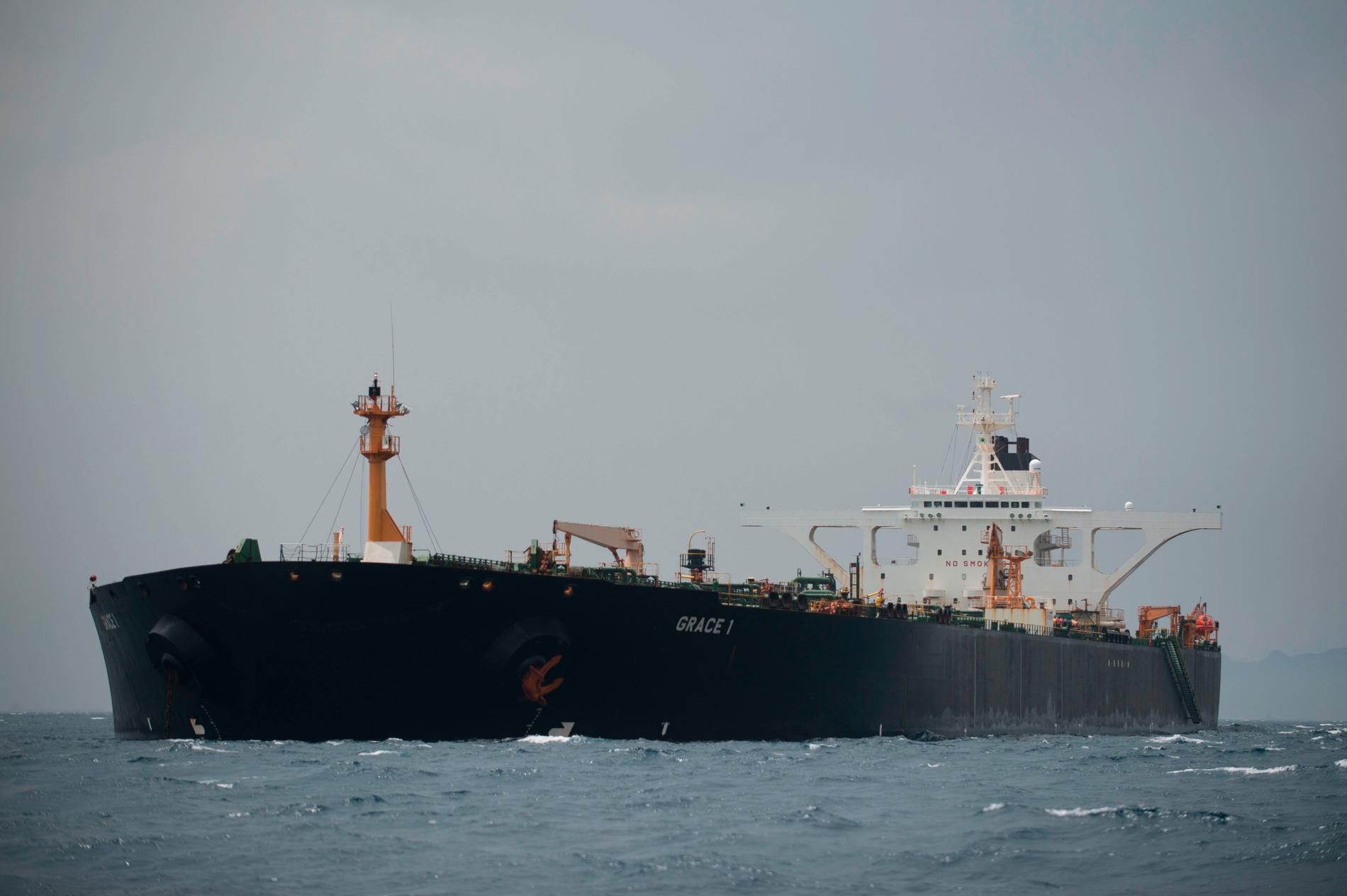 Den iranska oljetankern Grace 1 hålls kvar i Gibraltar med hänvisning till EU:s sanktioner.