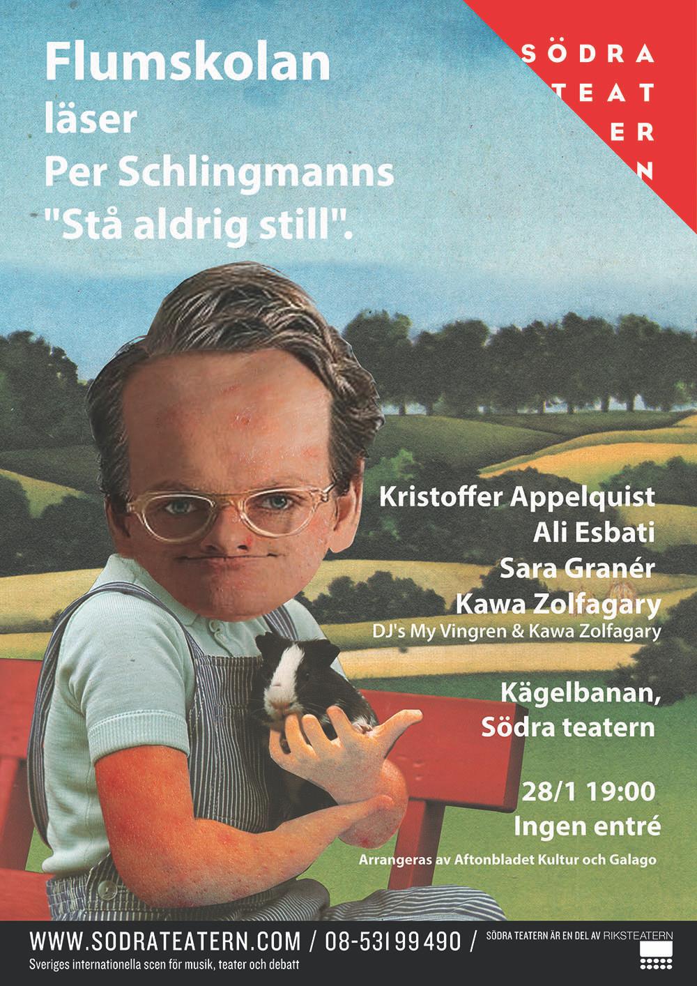 Premiäravsnittet handlar om Per Schlingmanns politiska självbiografi.