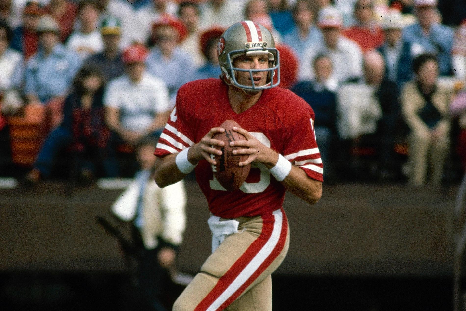 Joe Montana vann fyra Super Bowls i San Francisco 49ers.