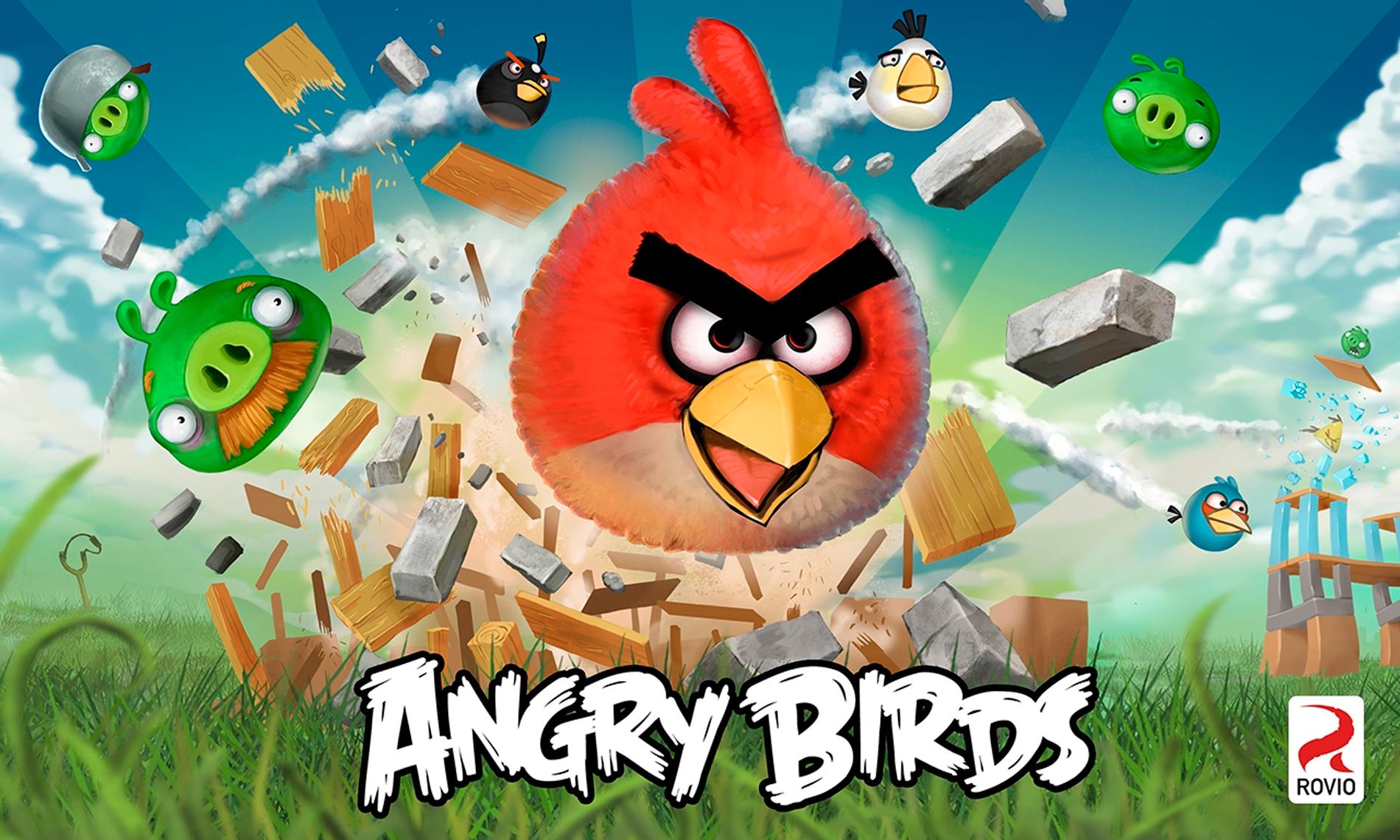 Succéspelet ”Angry birds” har laddats ned 1,7 miljarder gånger.