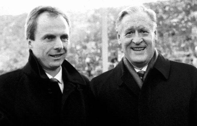 1984 styrde Svennis kosan mot Italien. Hans första klubb i Serie A blev Roma, där han fick förmånen att träffa legendaren Nils Liedholm.
