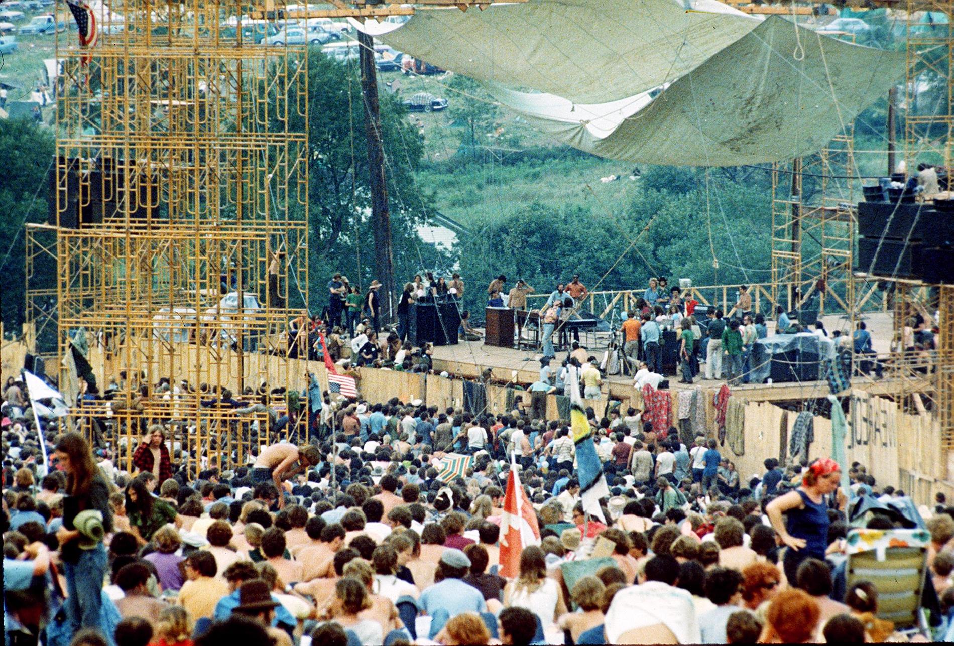 Det ursprungliga Woodstock ägde rum utanför staden Bethel 1969.