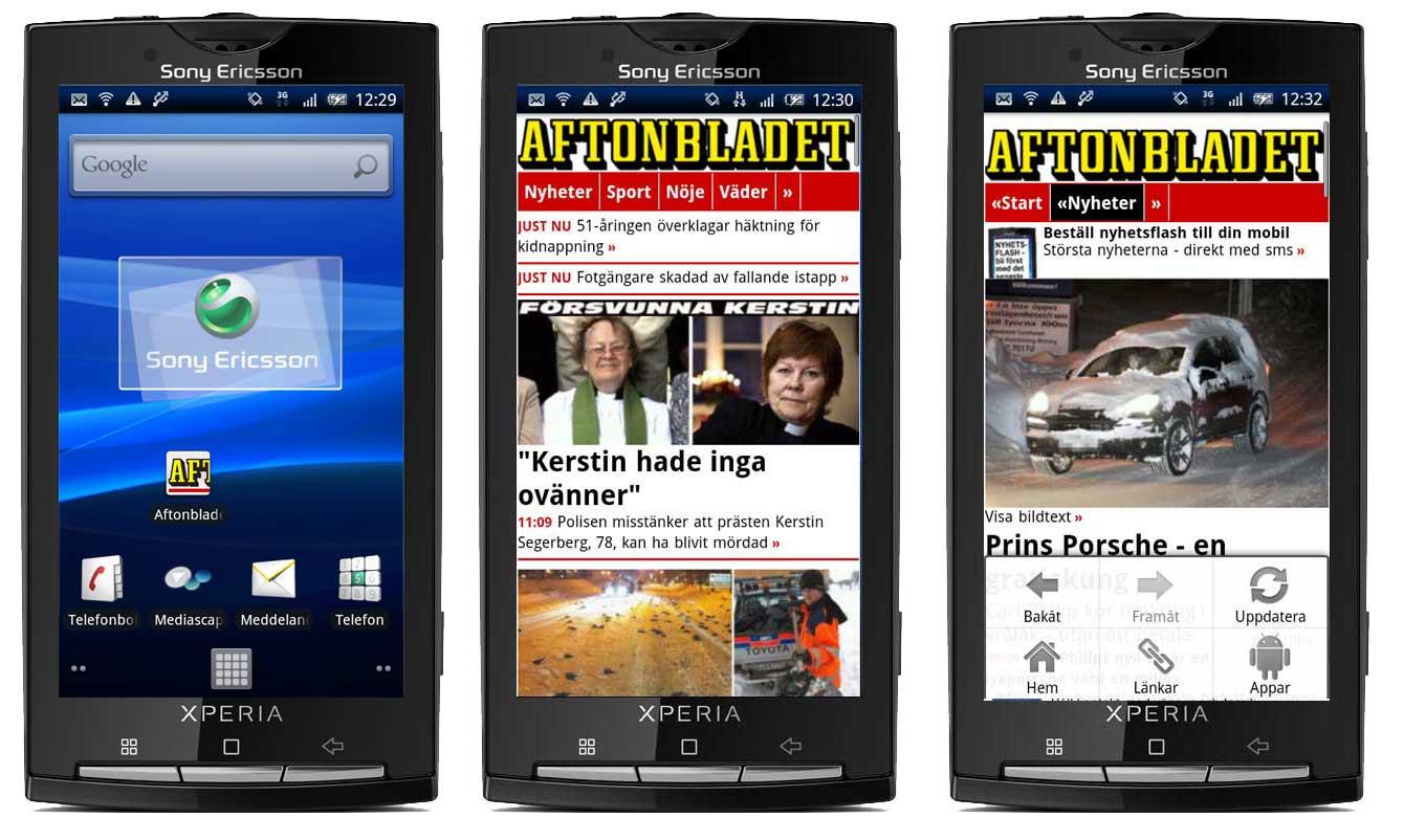 Om du har en Android-mobil har du alltid tillgång till Aftonbladets hela mobilanpassade innehåll snabbt genom att hämta nya Aftonbladet-appen.
