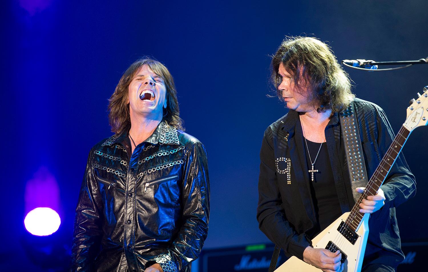 Joey Tempest och John Norum var glada även på Sweden Rock förra året.