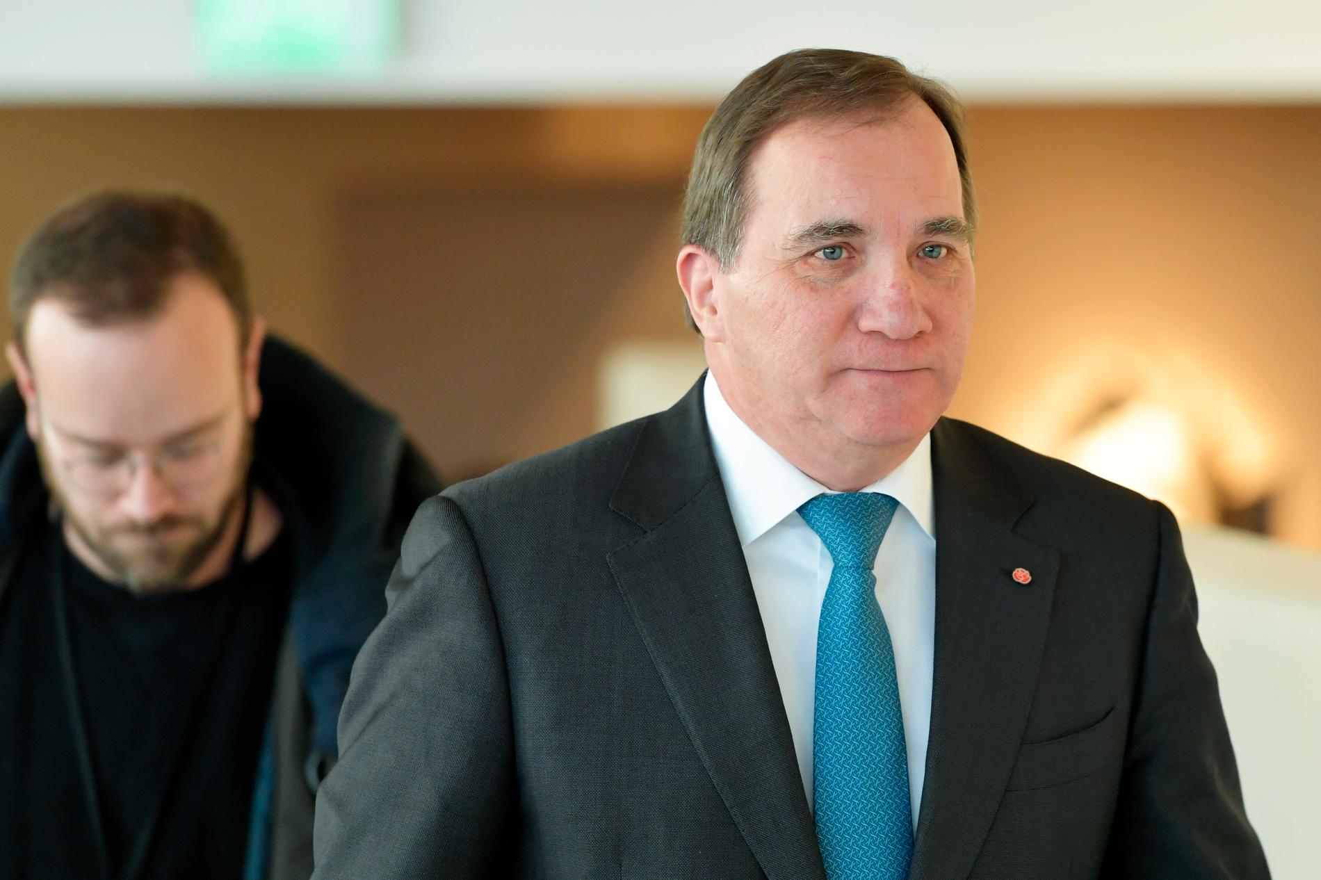 S-ledaren Stefan Löfven förhandlar under tidspress för att kunna behålla jobbet som statsminister. Arkivbild.