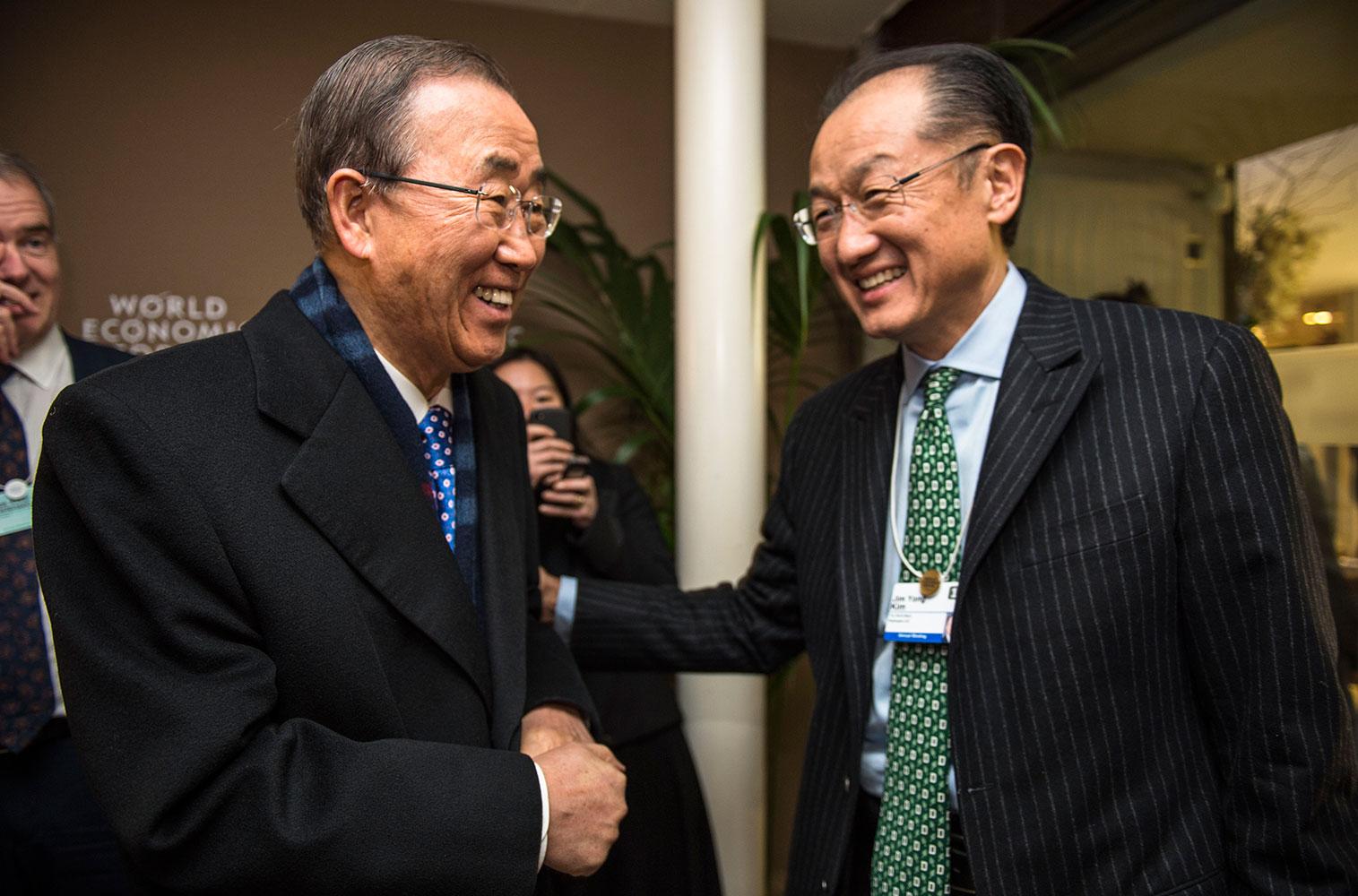 Ban Ki-moon var med på middagen.