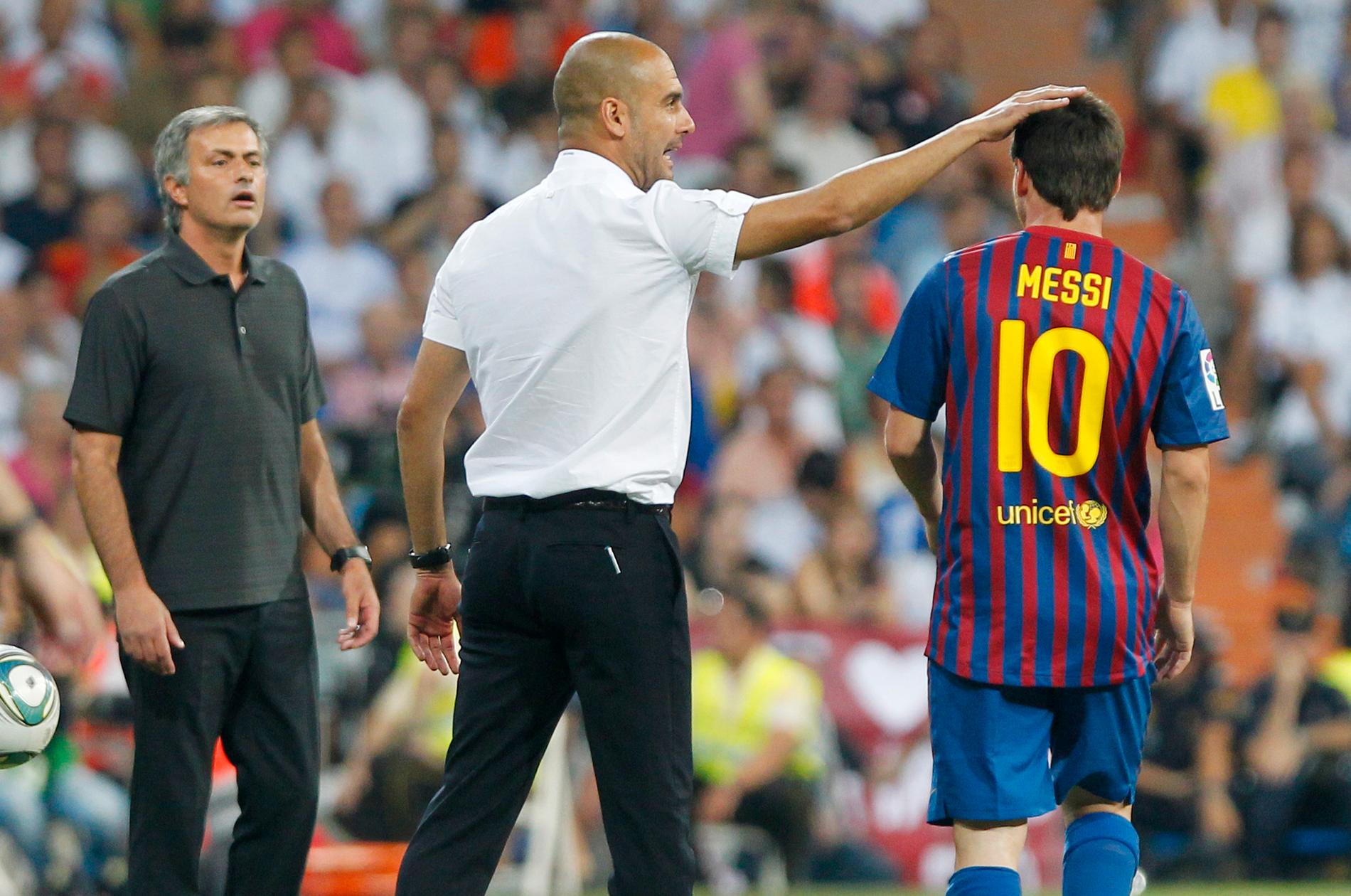 Pep och Messi 2011.