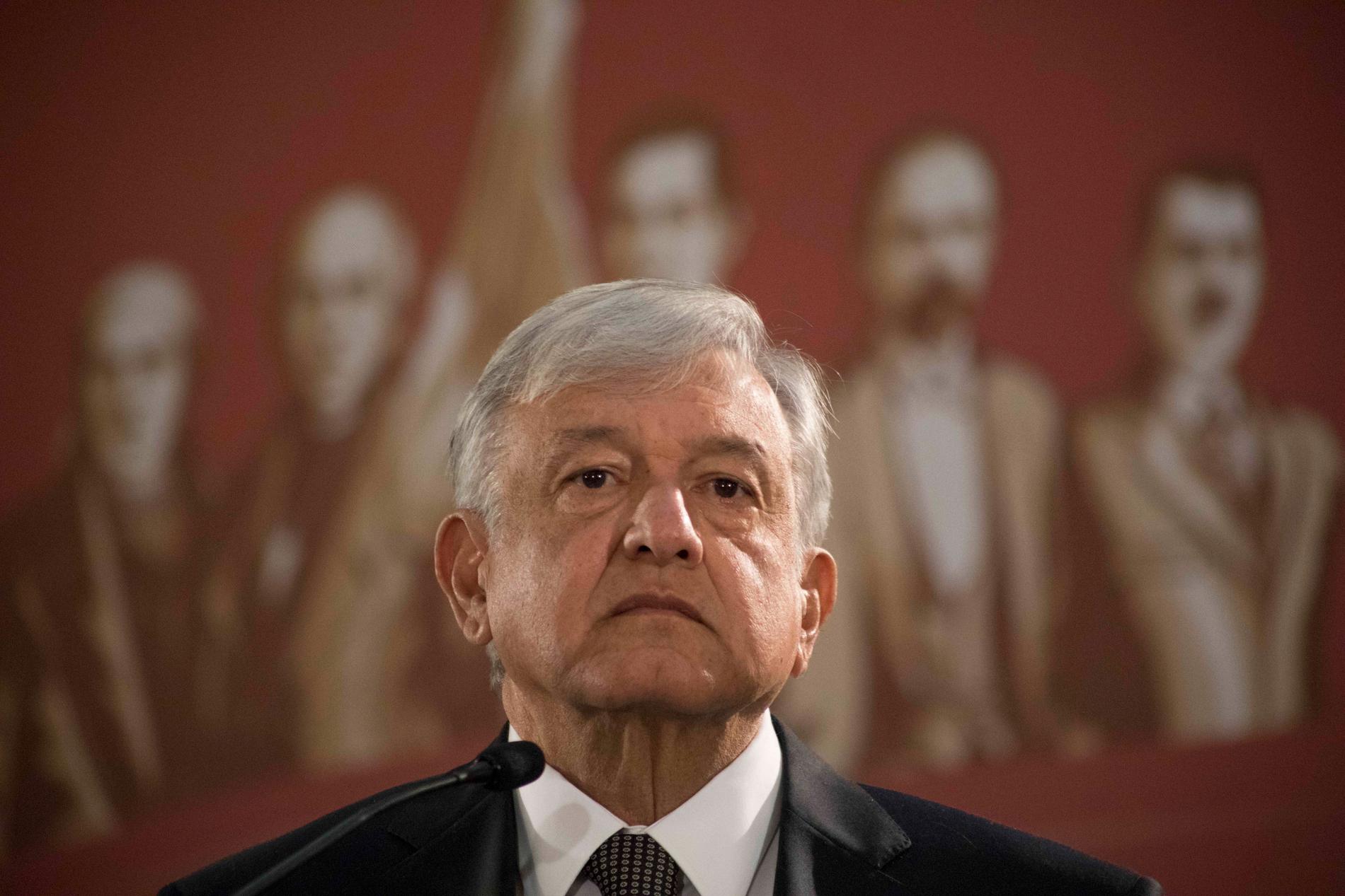 Maxikos president Andrés Manuel López Obrador. Arkivbild.