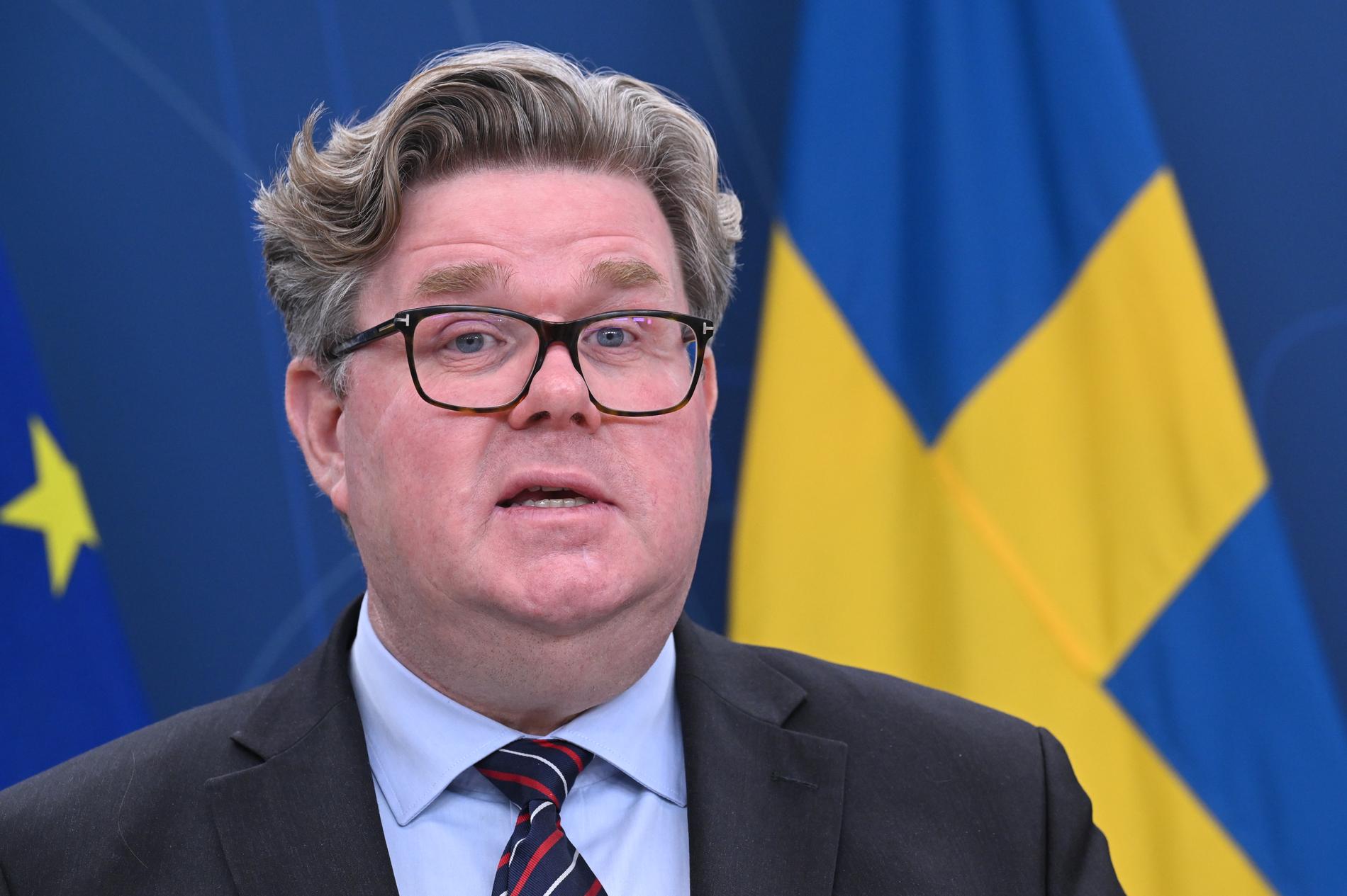Justiteminister Gunnar Strömmer (M). Arkivbild.