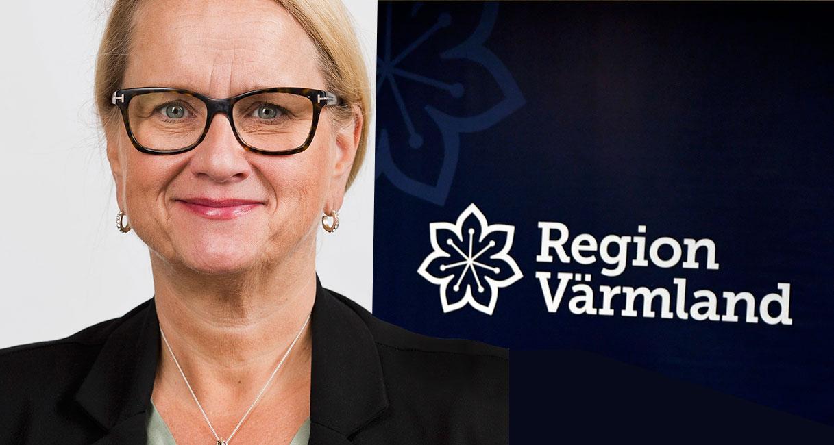 Hälso- och sjukvårdsdirektör Lena Gjevert, region Värmland.