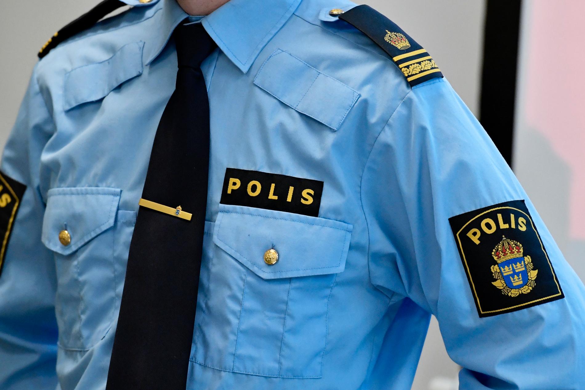 Mannen som åtalas för koppleri arbetar som polis i Stockholm. Arkivbild.