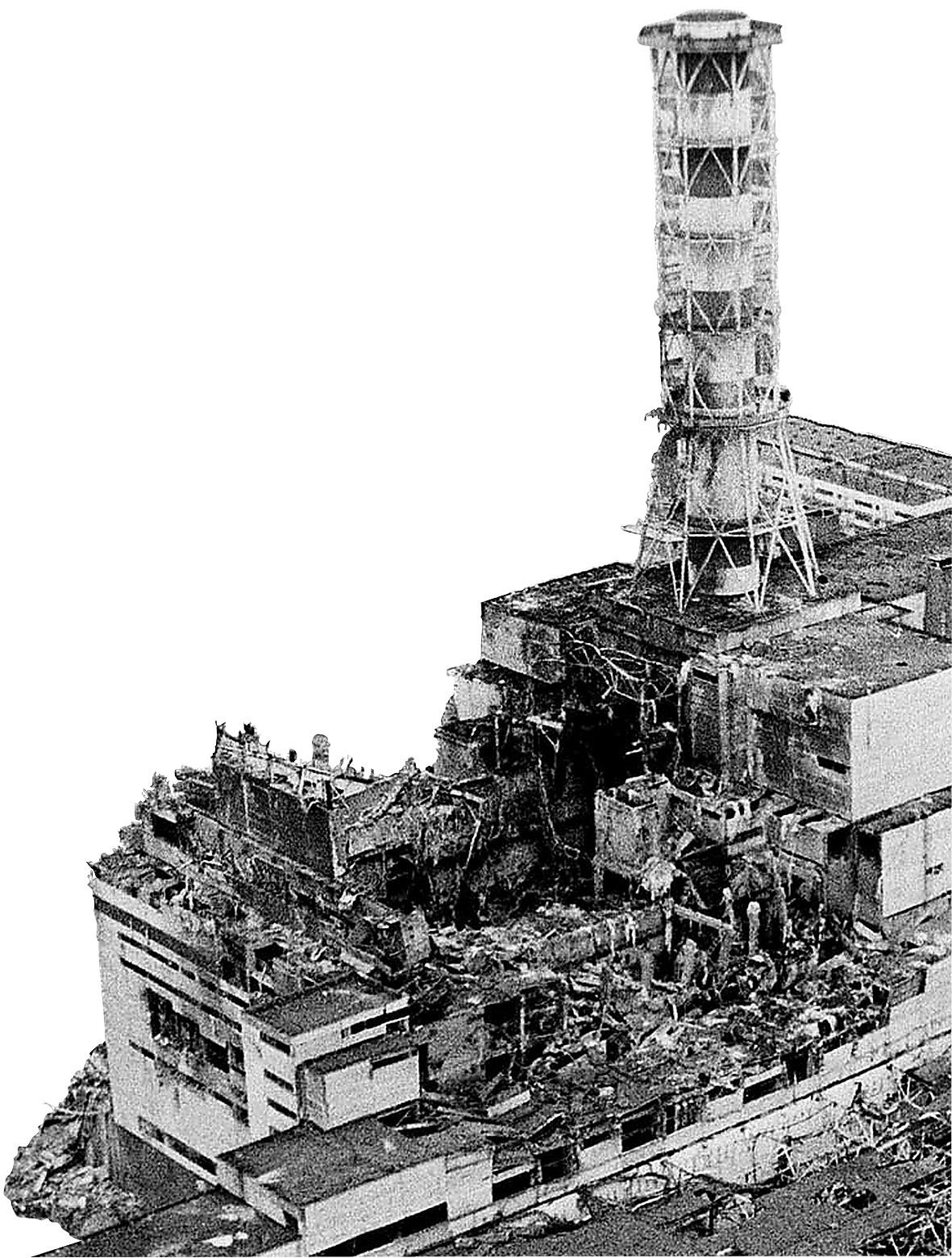 Ruinerna efter kärnkraftverket i Tjernobyl.
AP