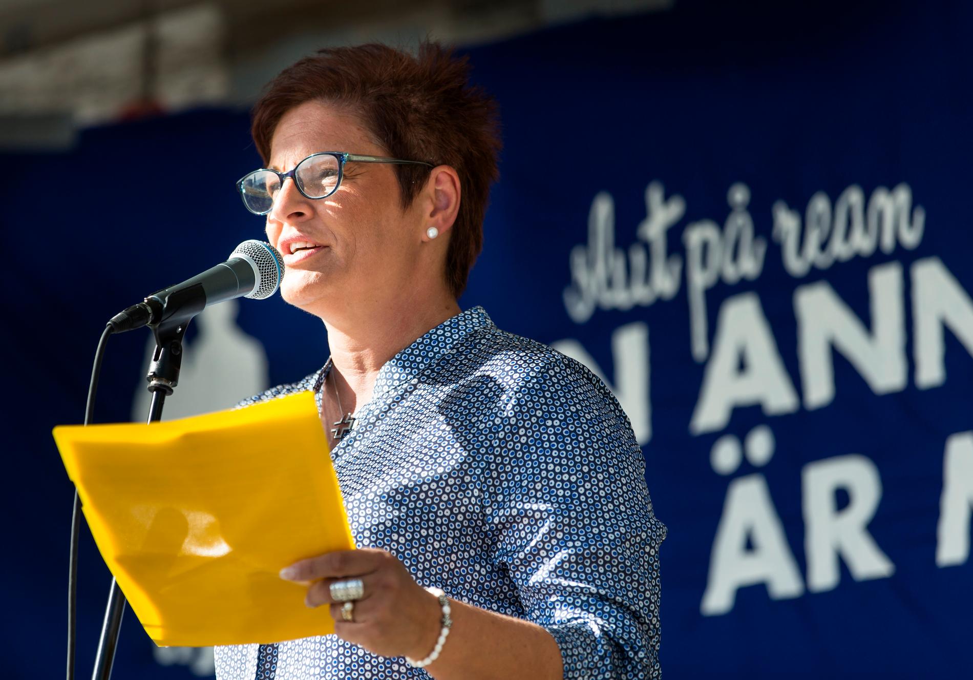 Sineva Ribeiro är ordförande för fackföreningen Vårdförbundet.