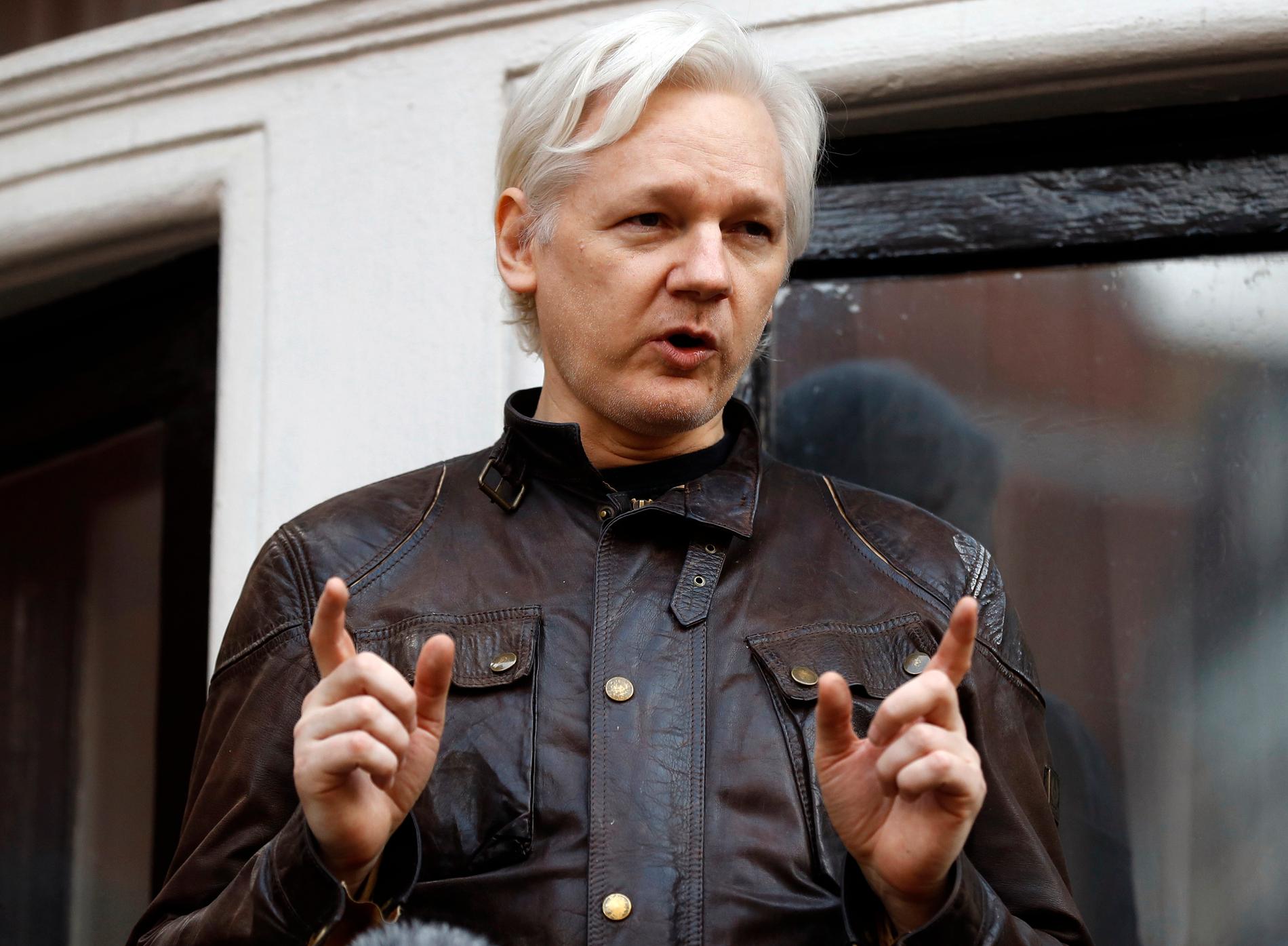 Julian Assange. Arkivbild.